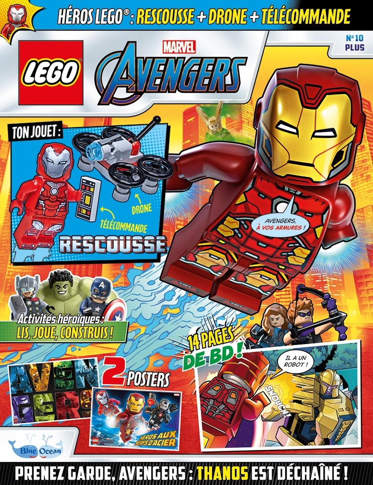Lego Avengers série 1 - Cards - Blue Ocean - France - 2023 Jouets